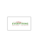 Merry Everything Horizontal Gift Tag