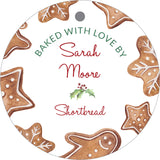 Baked With Love Cookie Round Tag