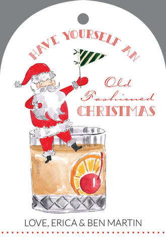 Have an Old Fashioned Christmas Large Arch Tag