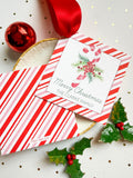 Peppermint Wishes Gift Tag