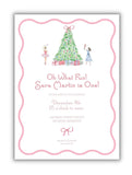Oh What Fun! Nutcracker Suite Christmas Tree Birthday Invite