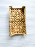 Rattan Guest Towel Tray
