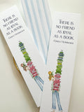 Book Girl Bookmark {non-personalized}