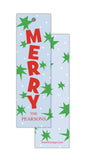 Merry Blue + Red Vertical Tag