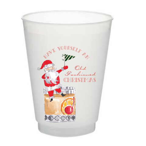 Old Fashioned Christmas Frosted Cups