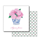 Pink Hydrangea + Chinoiserie Gift Tag