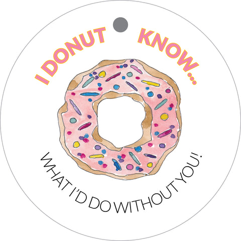 Round Donut Valentine {non-personalized}