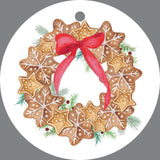 Round Gingerbread Gift Tag (non-personalized)