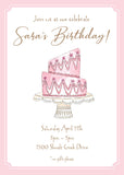 Cake Invitation