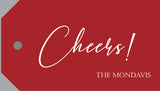Cheers! Hangtag {red + white}