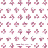 Block Print Gift Tag- Pink