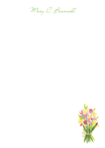 Tulip Bouquet Notepad