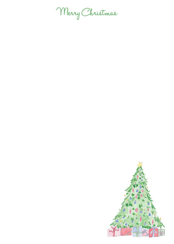 Oh Christmas Tree Notepad {non-personalized}