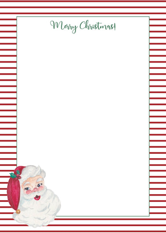 Non-Personalized Santa Notepad