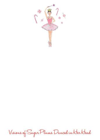Sugar Plum Fairy Notepad {non-personalized}