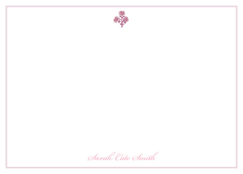 Block Print Notecards-Pink