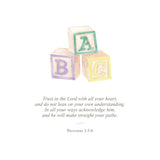 Mother and Baby Scripture Card Set {blue}