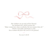Mother and Baby Scripture Card Set {pink}