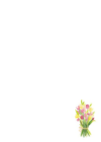 Wholesale Tulip Notecard {vertical}