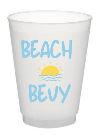 Beach Bevy Frosted Cup Set