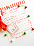 Dear Santa letter {gift tag set available}