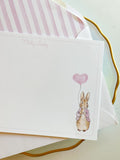 Peter Rabbit Notecard {pink}