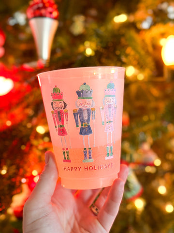 Nutcracker Trio Frosted Cups {happy holidays}