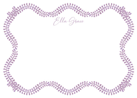 Lilac Vine Notecard