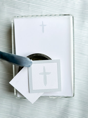Watercolor Cross Ready to Ship Gift Set