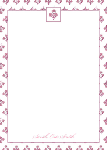 Block Print Notepad {pink}
