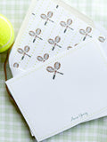 Tennis Rackets Notecard Set