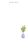 Watercolor Lemon Tree Notepad