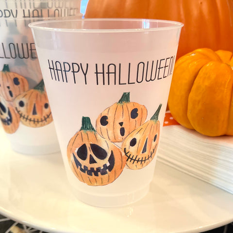 Happy Halloween Frosted Cups